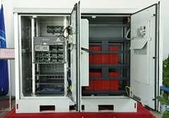 室外一體化兩艙柜